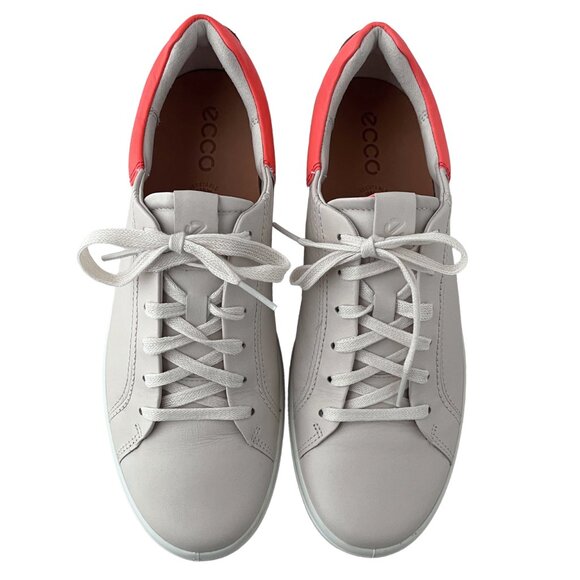 ECCO Soft 7 Street Sneakers Vanilla Leather | EU 41 / US Women’s 10–10.5 - Picture 2 of 7